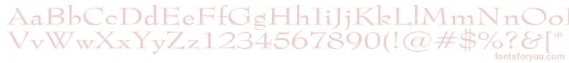 Tophatextended Font – Pink Fonts on White Background