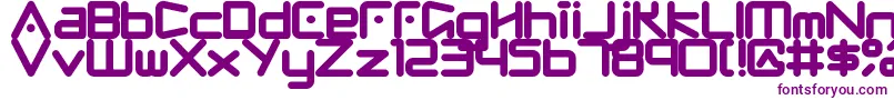 Fringe-fontti – violetit fontit