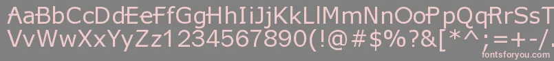 X360ByRedge Font – Pink Fonts on Gray Background