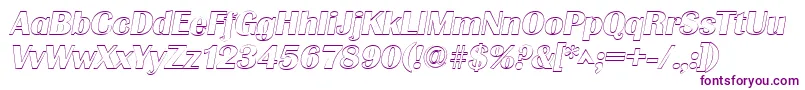 GrenobleoutlineItalic Font – Purple Fonts