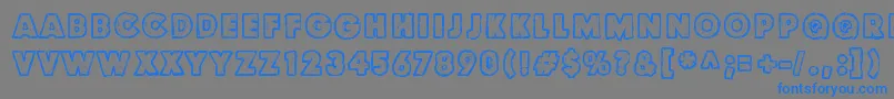 More about Culdesac2 Font Culdesac2 Font – Blue Fonts on Gray Background