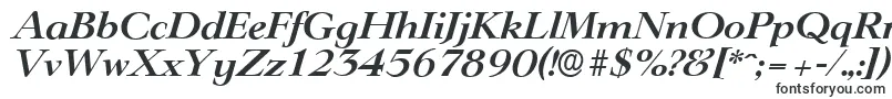 Шрифт LingwoodserialBolditalic – печатные шрифты