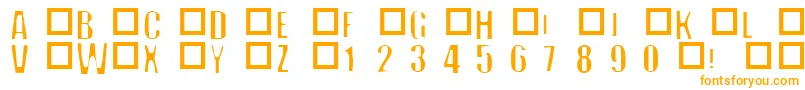 フォントOffNormal – 白い背景にオレンジのフォント