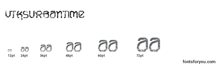 Размеры шрифта VtksUrbanTime