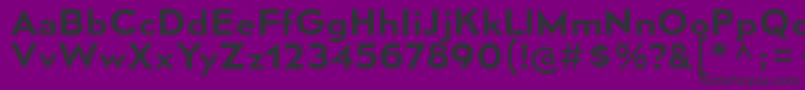 Шрифт MesmerizeSeSb – чёрные шрифты на фиолетовом фоне