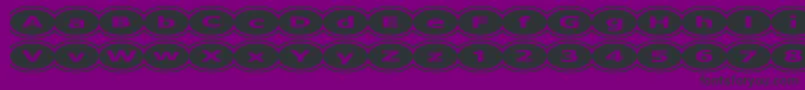 D3Mochism Font – Black Fonts on Purple Background