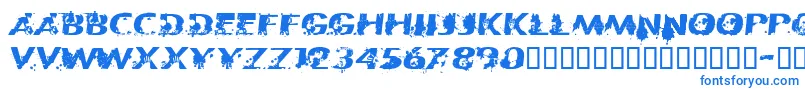 CfpatriotesRegular-fontti – siniset fontit