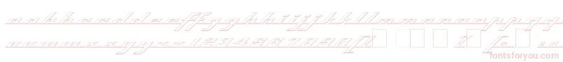 Topso-Schriftart – Rosa Schriften auf weißem Hintergrund