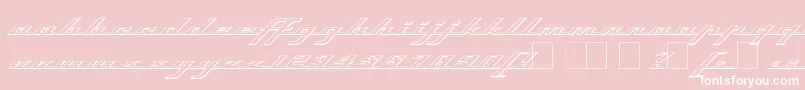 Topso Font – White Fonts on Pink Background