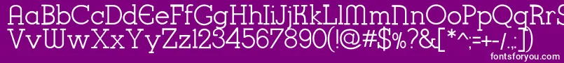 K22KarnakDeco Font – White Fonts on Purple Background