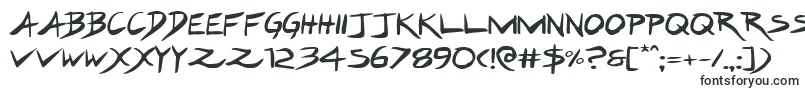 Шрифт Hakturusexpand – лёгкие шрифты