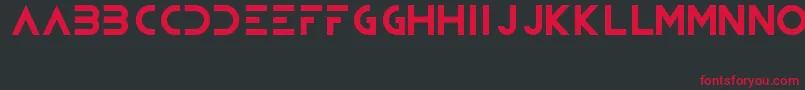 Bioweapon Font – Red Fonts on Black Background