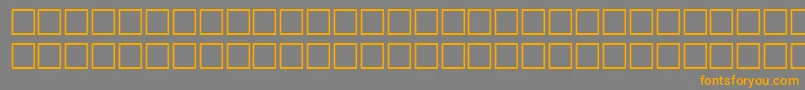 フォントMcsDiwany2SINormal. – オレンジの文字は灰色の背景にあります。