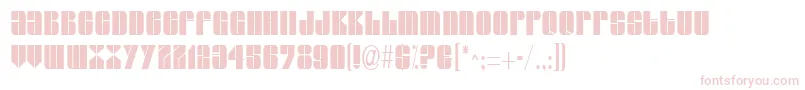 GroverthinRegular Font – Pink Fonts on White Background
