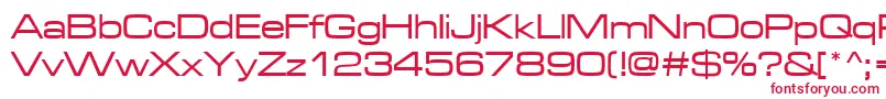 Microgrammadmedext Font – Red Fonts
