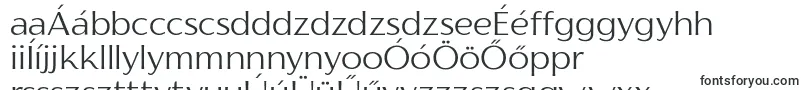 Шрифт FlorentiaLightTrial – венгерские шрифты