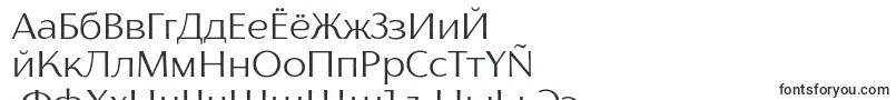 FlorentiaLightTrial-Schriftart – russische Schriften