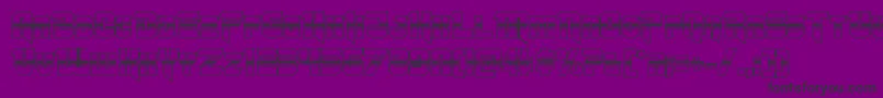 Omegaforcehalf3D12 Font – Black Fonts on Purple Background