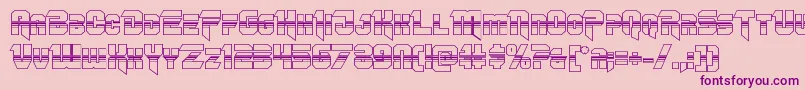 Подробнее о шрифте Omegaforcehalf3D12 Шрифт Omegaforcehalf3D12 – фиолетовые шрифты на розовом фоне