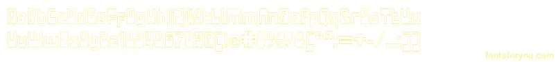 LaserdiscoOutline Font – Yellow Fonts