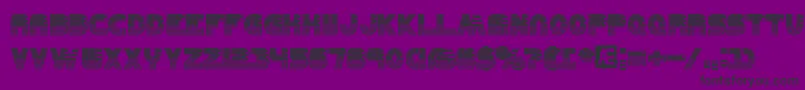 UnitedBrk Font – Black Fonts on Purple Background