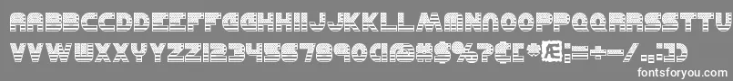 UnitedBrk Font – White Fonts on Gray Background
