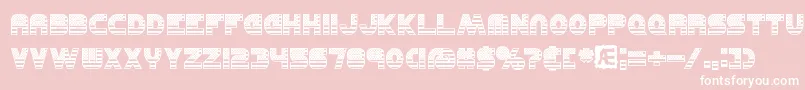 UnitedBrk Font – White Fonts on Pink Background