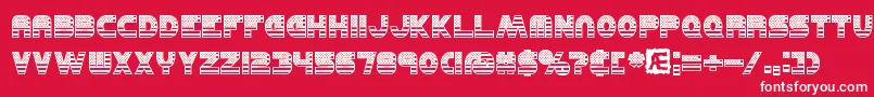 UnitedBrk Font – White Fonts on Red Background