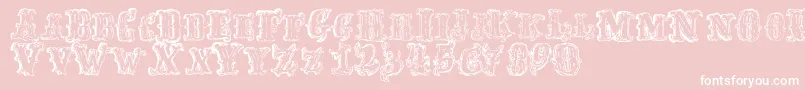 FredwildwestRegular Font – White Fonts on Pink Background