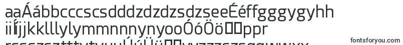 Шрифт Esphimere – венгерские шрифты