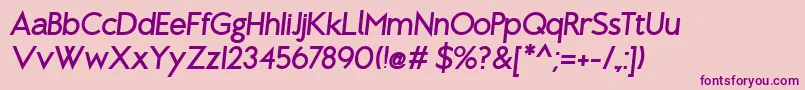 More about BrixtonBoldOblique Font BrixtonBoldOblique Font – Purple Fonts on Pink Background