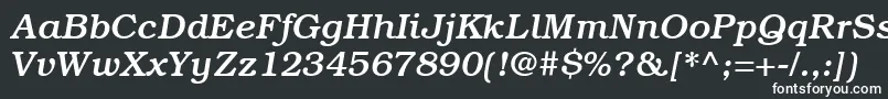 フォントItcBookmanLtMediumItalic – 白い文字