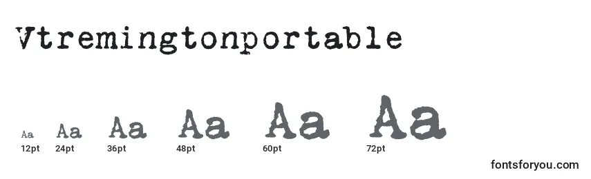 Vtremingtonportable Font Sizes