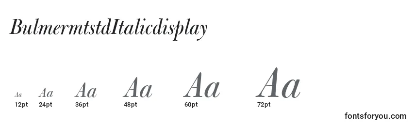 BulmermtstdItalicdisplay Font Sizes