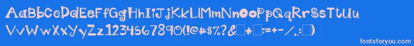 Подробнее о шрифте 2peasIndecision Шрифт 2peasIndecision – розовые шрифты на синем фоне