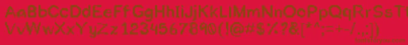 More about Toomuchink Font Toomuchink Font – Brown Fonts on Red Background
