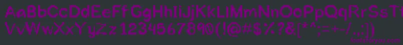 Toomuchink Font – Purple Fonts on Black Background