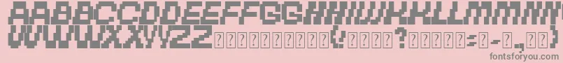 TheOtherBrothers Font – Gray Fonts on Pink Background