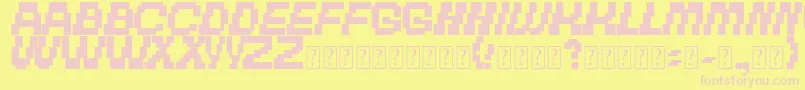 TheOtherBrothers Font – Pink Fonts on Yellow Background