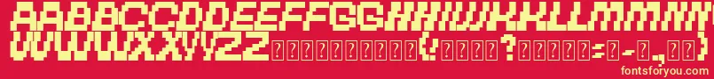 TheOtherBrothers Font – Yellow Fonts on Red Background