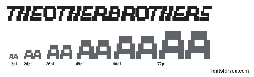 TheOtherBrothers Font Sizes