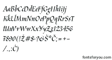 Kaligraflatin font