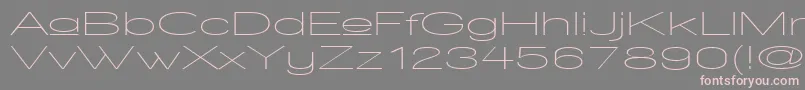 WalkwayUpperUltraexpand Font – Pink Fonts on Gray Background