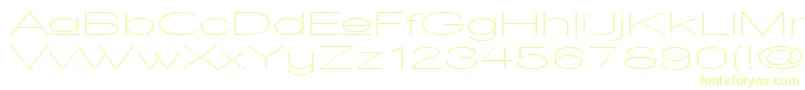 WalkwayUpperUltraexpand Font – Yellow Fonts