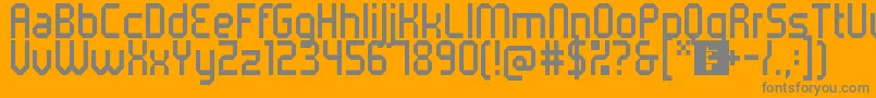 En savoir plus sur la police 5metrikLightCondensed Police 5metrikLightCondensed – polices grises sur fond orange
