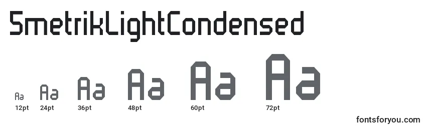 5metrikLightCondensed Font Sizes