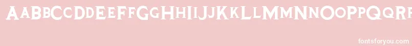 Tinplatetitlingblack Font – White Fonts on Pink Background