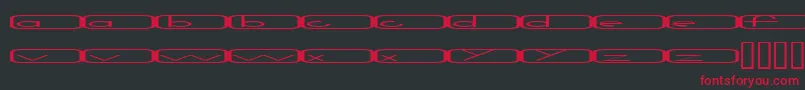 Noir2Wide Font – Red Fonts on Black Background