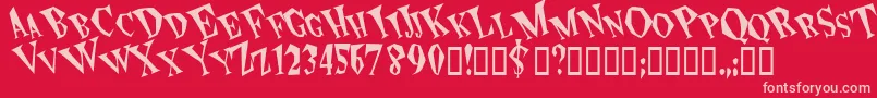 Weitere Informationen zur Spunk-Schriftart Spunk-Schriftart – Rosa Schriften auf rotem Hintergrund