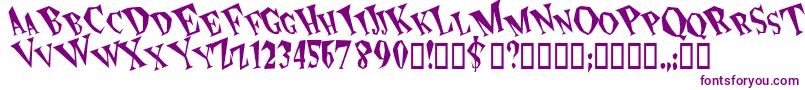 Spunk Font – Purple Fonts